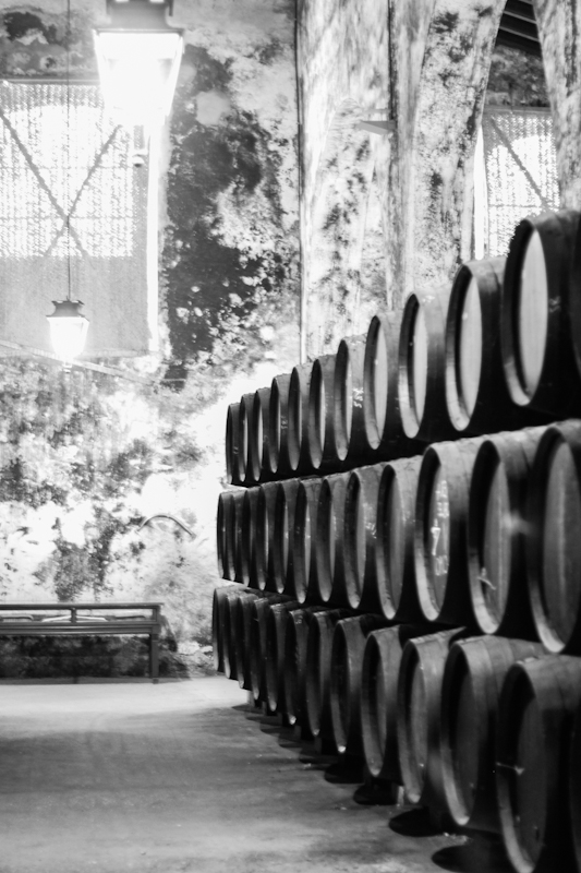 Botas de vino de manzanilla